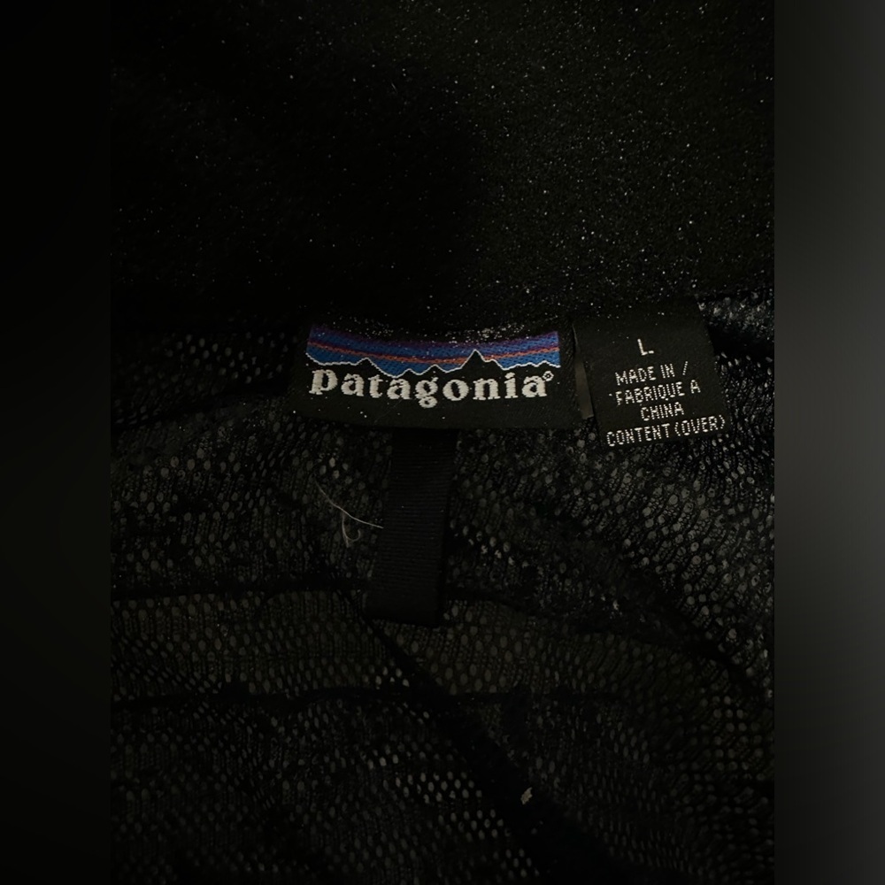 🧥 Vintage Patagonia Long Sleeve Hooded Rain Coat - Men's Size Large, Black 🌧️ - Picture 13 of 13